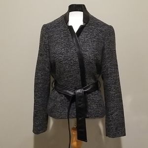 Silvian Heach Knit Wrap Blazer